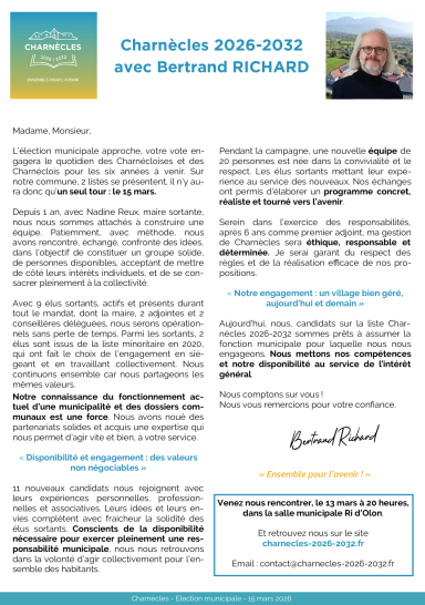 Profession de foi recto